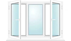Трехстворчатое окно